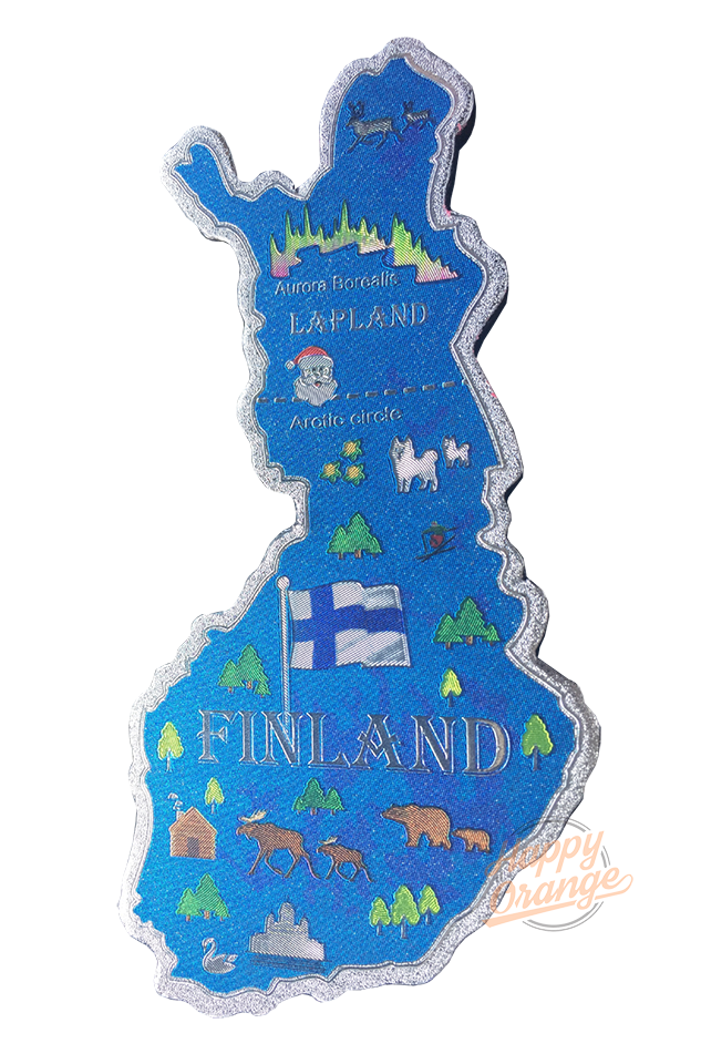 Suomen Kartta Alumiinimagneetti FIN LAP