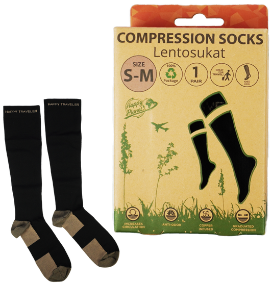Lentosukat S-M -Koko