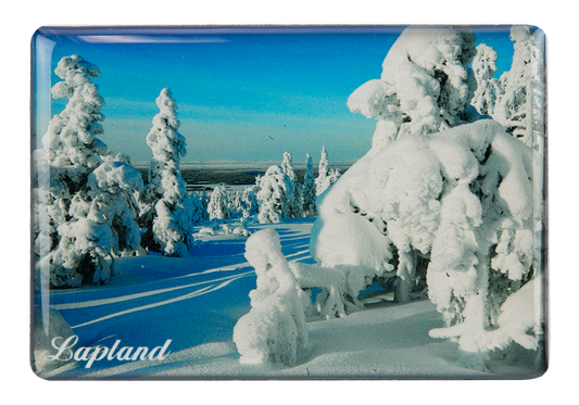 Lapin Tykkylumi Kuvamagneetti