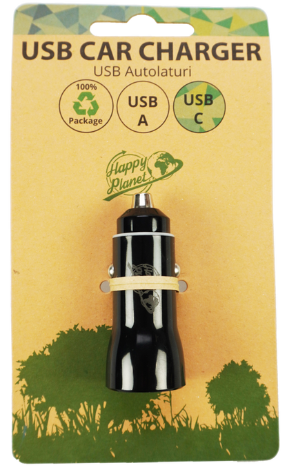 Autolaturi USB-C PD18w ja USB-A QC 18W