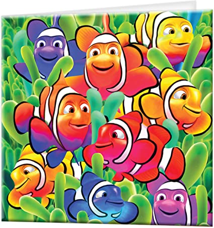 3D LiveLife Greetings Cards - Cute Clowns
