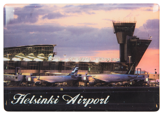 Helsinki Airport Lentotorni Kuvamagneetti