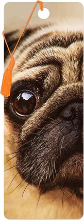 3D LiveLife Bookmarks - Pug