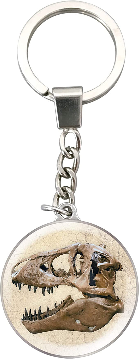 Magnidome Keychains - T-Rex Skull