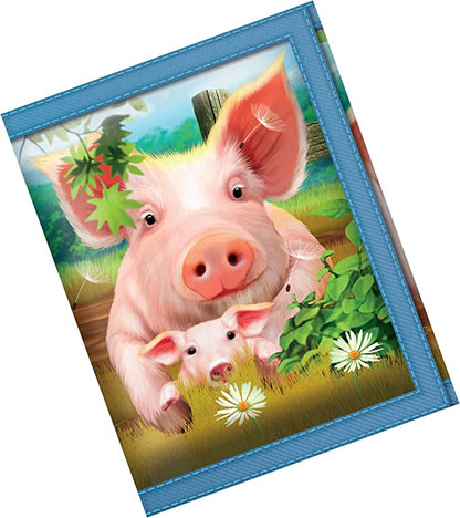 3D LiveLife Wallets - Pig Pen