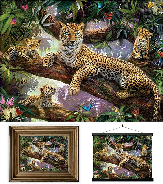 3D LiveLife Pictures - Treetop Leopards