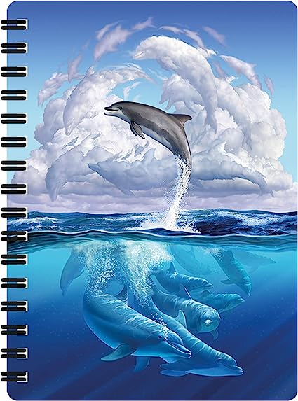 3D LiveLife Jotters - Dolphin Symphony