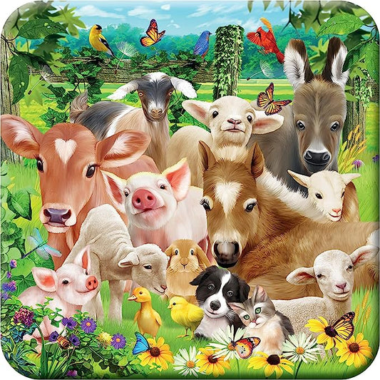 3D LiveLife Coasters - Baby Farm Animals