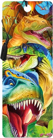 3D LiveLife Bookmarks - Dino Smiles