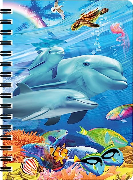 3D LiveLife Jotters - Dolphin Family