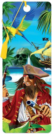 3D LiveLife Bookmarks - Pirate Island